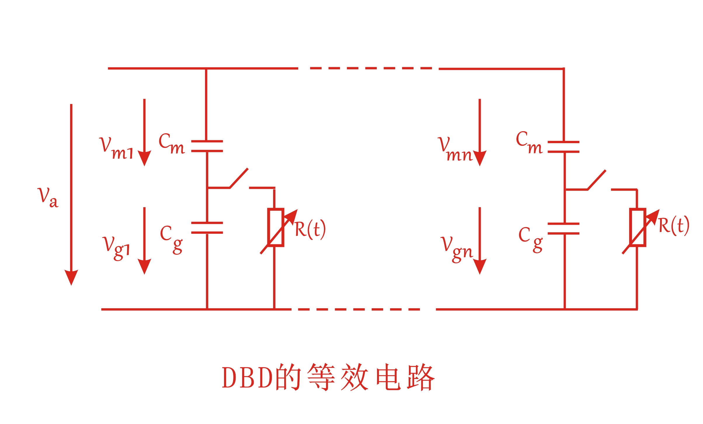 大氣DBD等離子清洗機(jī)等效電路圖-普樂(lè)斯等離子表面處理