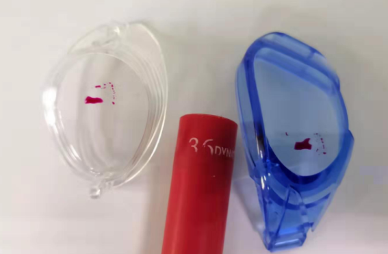 泳鏡鏡面等離子清洗機處理前達因值較小-普樂斯