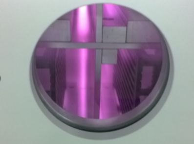 組合電極式真空等離子清洗機(jī)氬氣放電-普樂斯